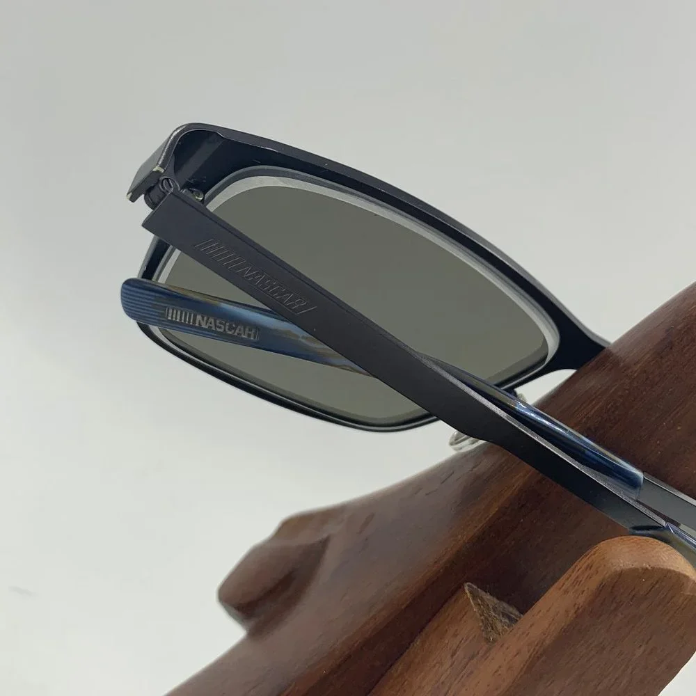 Nascar Metal Black Square Sunglasses Frames